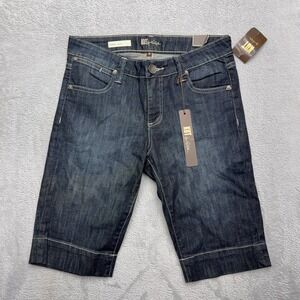 Kut from the Kloth Dark Wash Denim Bermuda Shorts